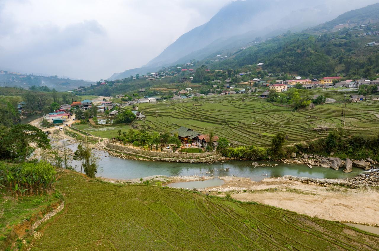 Tavan Riverside Ecolodge ซาปา ภายนอก รูปภาพ